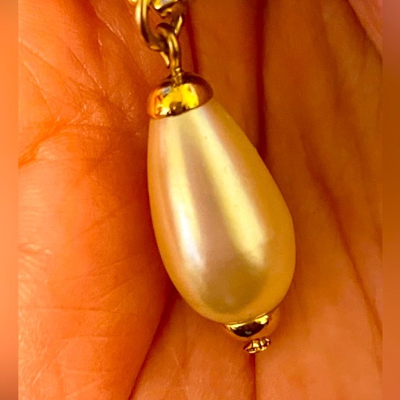 Vintage 1928 Victorian Cherub Angel Pearl Brooch - Picture 7 of 8